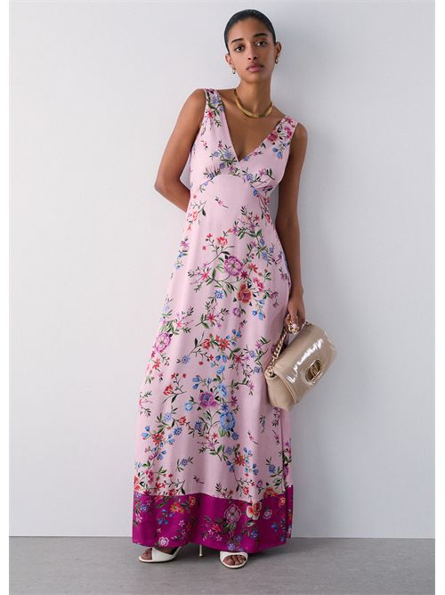 Abito lungo a fiori LIU JO | CA6297TS562/P9668